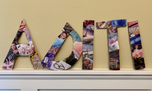 Easy DIY Lettered Collage Project